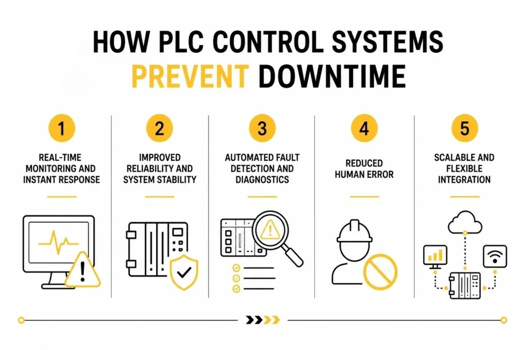 How PLC Control Systems in Malaysia Prevent Downtime